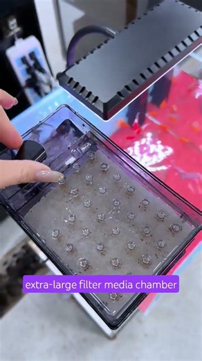 featuring a waterfall filter with built-in wet and dry separation #filtereasy #filterchange