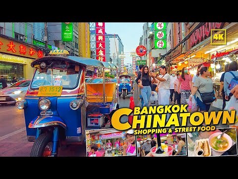 BANGKOK CHINATOWN ( Yaowarat Road ) / Enjoy! Street food & Shopping😀
