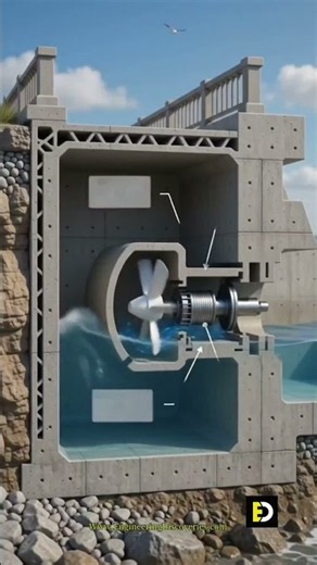 🌊 Power from the Waves: Engineering Clean Electricity! ⚡​
