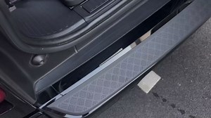 KKTR-CAR Rear Bumper Anti-Scratch Guard Protection Cover Compatible with Land Rover Defender 90/110/130 (2020-2025) Exterior Accessories Black Bumper Cover (Matte Black)