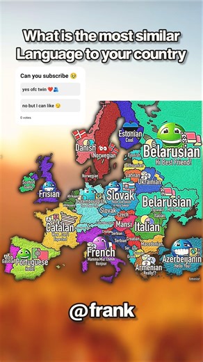 What is the most similar Language to your country 📓📚#mapping #geography #shorts #countryballs #maps