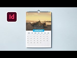 2025 Calendar Design In Adobe Indesign Tutorial