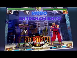 Modo entrenamiento Street Fighter 3: 3rd Strike: FIGHTCADE (Training Mode / Modo Practica)