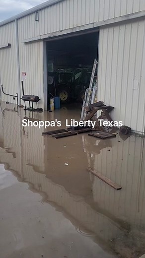 Trinity River Flood May 2024 in Liberty Texas