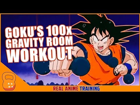 💪 Goku's 100x Gravity Room Training (Dragon Ball Z) | Real Anime Training