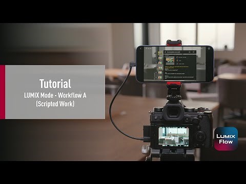 LUMIX Flow Tutorial | LUMIX Mode - Workflow A (Scripted Work)