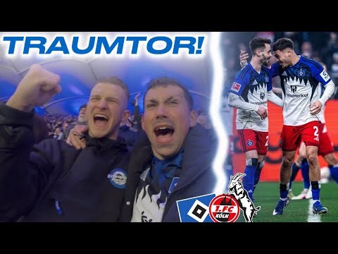 A top match without a winner 🤷🏽‍♂️ Vieira lift & pyro show 🧨 HSV vs 1. FC Köln | Stadium vlog Kil...