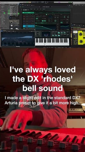 DX7 E Piano 1 Arturia edit #electronicmusic #synth #sounddesign #music #synthesizer #vintage