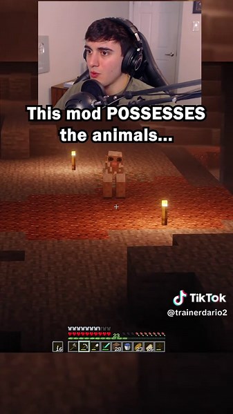 Full vid: This Mod ACTUALLY Makes Minecraft Horror Scary Again YT - TrainerDario #Minecraft #horror #funny #trainerdario #minecrafthorror