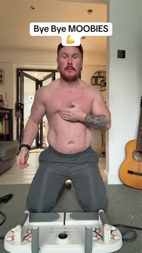 Goodbye Moobs #tiktokmademebuyit #tiktokshop #homegym #pushups #gains