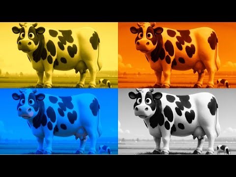 FUNNY COWS. VS BATTLE. COFFIN DANCE. EXE 4 COLORS 4 MUSIC