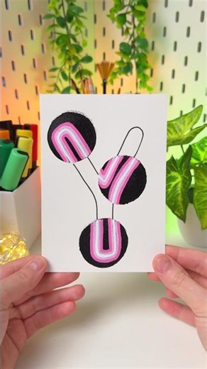 Neon Art Technique ✨ Letter “Y” #shorts #neonart #neon