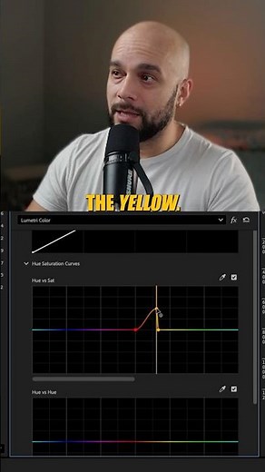 Unlock the Secrets to Color Grading 🎨 Part 2: Hue vs Saturation Curves #Shorts