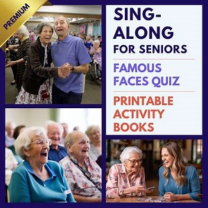 Sing-along for Seniors & Activity Books