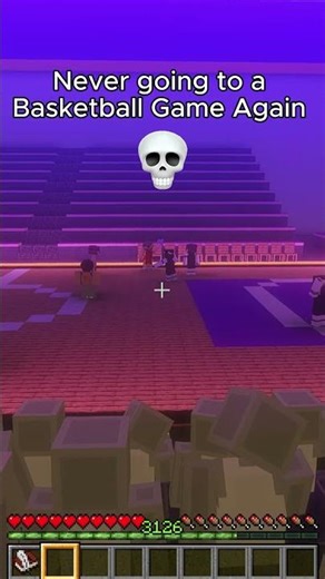 Never going to a Basketball game after ts 🥀