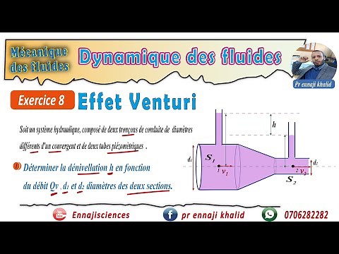 Venturi Effect and Bernoulli's Theorem Exercise 8