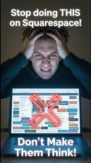 Stop Losing Visitors! Fix Your Squarespace Navigation #creativewebsite #entrepreneur #squarespace