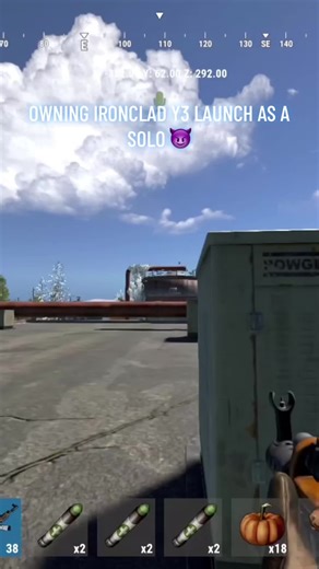 Solo Domination of Ironclad Launch Site in Rust