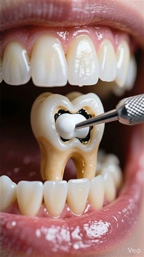 This Rotten Tooth Gets Fully Rebuilt – Severe decay and large cavity