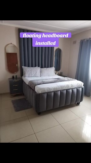 Stylish Floating Headboard Installation for Modern Bedrooms