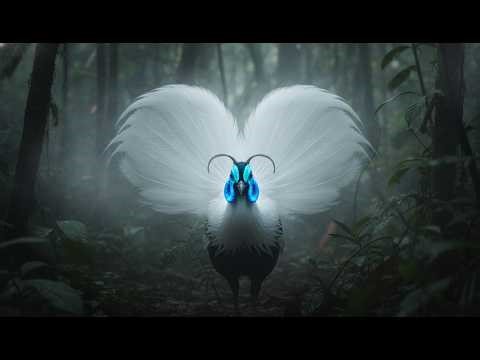 Biologists Baffled! Borneo's Rare 'Alien' Bird & Its Physics-Defying Mating Dance In True 4K