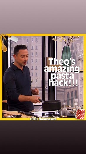 🍝 Here’s a mind-blowing, energy & money saving, perfect pasta-cooking hack with chef Theo Michaels. 🤯 | BBC Morning Live