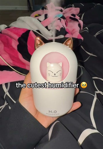 can’t wait to get some essential oil for my new humidifier 😃👍🏽 #fyp #humidifier #cat #diffuser #essentialoils