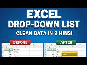 How to add drop down list in excel for multiple column || Excel trick
