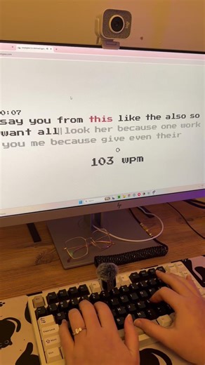 how fast can I type? (cozytypes test 👀)