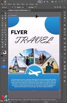 Adobe Illustrator Tutorial Travel Flyer Design Hack! 🌍✨