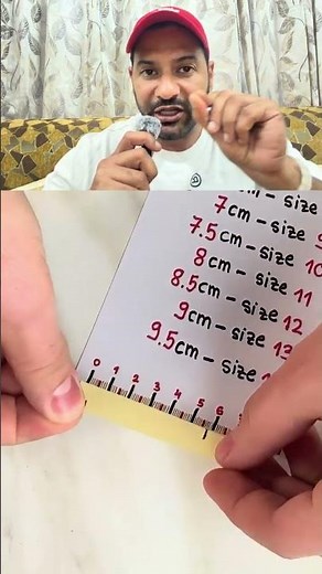 How to measure finger ring size