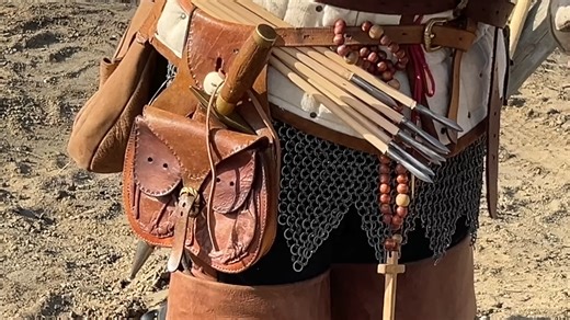 What English archers actually carried into battle