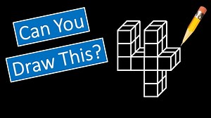 How to Draw a 3D Number 4