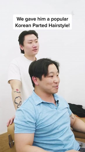 Achieve the Popular Korean Parted Hairstyle Today