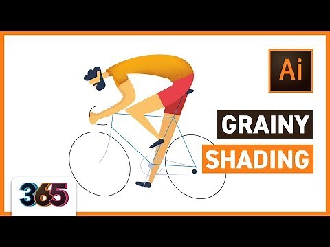 Grainy Shading | Illustrator CC Tutorial #295/365