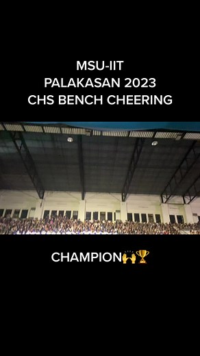 BENCH CHEERING: CHS 🦈 #MSUIIT #PALAKASAN2023 #CHS