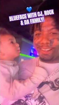 Blueface with CJ,ROCK & DA FAMILY! 💙 #blueface #chriseanrock