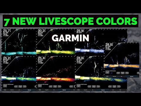 Garmin Livescope Update - NEW Color Schemes!