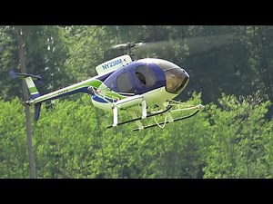 RC Helicopter Hughes 500 Police Scale electric Model with Water Pump System