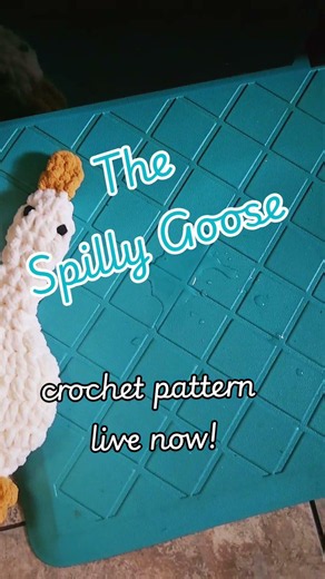 The Spilly Goose crochet pattern is live now! #crochetpattern