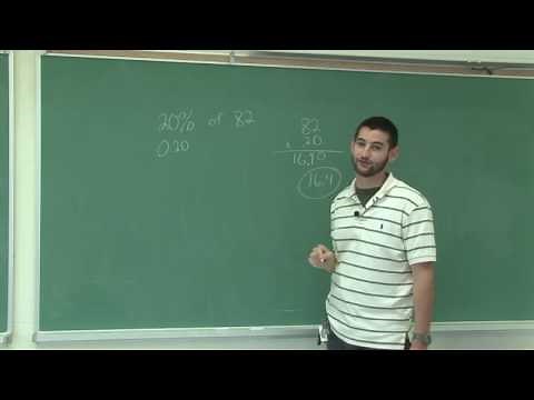 Basic Math Skills : Figure Percentages of a Whole Number