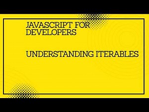 JavaScript for developers ||JavaScript Iterables #programming #coding #tutorial