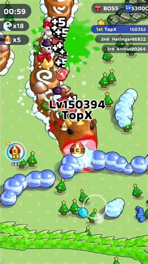 Snake Clash VIP Best Gameplay 1203 #snakeclash #games #viralshorts