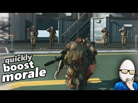 Metal Gear Solid V - Quickly Boost Staff Morale Tip Mother Base MGS5