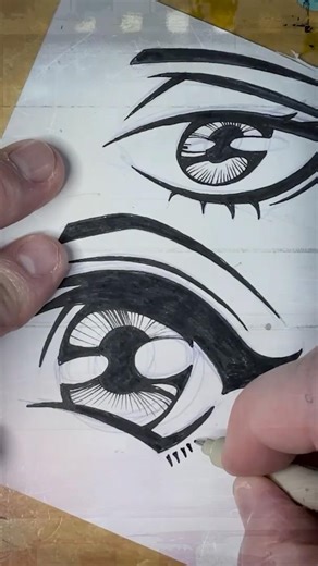 Draw Anime Eyes 9 #anime #art #drawing #ink #draw #eyes #sketch #drawingtutorial #artist