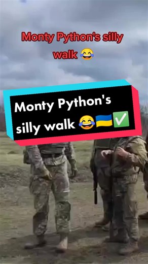 Monty Python's silly walk 😂 #slavaukraini🇺🇦 #3cy🇺🇦 #ykpaïha🇺🇦 #ykpaiha🇺🇦 #ykpanha🇺🇦 #ykpan🇺🇦 #ykpanha🇺🇦 #ukraine🇺🇦 #ukraina🇺🇦 #ukrayna🇺🇦 #ukrainetiktok2023🇺🇦 #ukrainearmy🇺🇦 #ukrainesoldier🇺🇦 #tiktokukraine🇺🇦 #ukrainetiktok🇺🇦 #glorytoukraine🇺🇦 #glorytotheheroes🇺🇦 #crimea🇺🇦 #crimeaisukraine🇺🇦 #donetskisukrein🇺🇦 #avdiivka #avdiivka🇺🇦 #bakhmut🇺🇦 #kievukraine🇺🇦 #zaporizhzhia🇺🇦 #leopard #leopard2 #leopard2a6 #leopard2🇩🇪 #challengertank #abrahamstank #