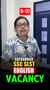 1.9K views · 19 reactions |  WBSSC SLST 2025 ENGLISH 9-10 Catagory Wise Total Vacancy লিস্ট দেখে নাও এক ঝলকে... | BSS Educational Institute - BSSEI | Facebook