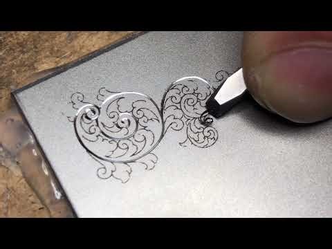 Hand Engraving: Scroll backbone practice and Thank you!