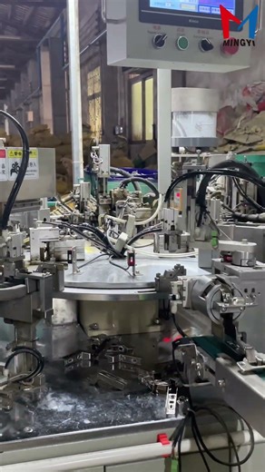 Iron hinge assembly line | Furniture accessories | China supplier #shorts