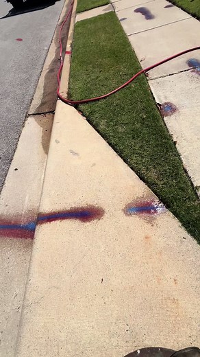 Paint Removal for Subdivision Curbs and Sidewalks